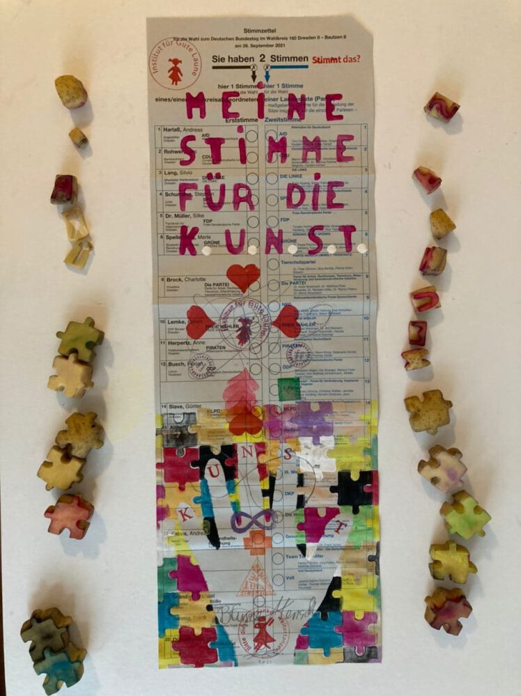 meine stimme für die Kunst K.U.N.S.T.